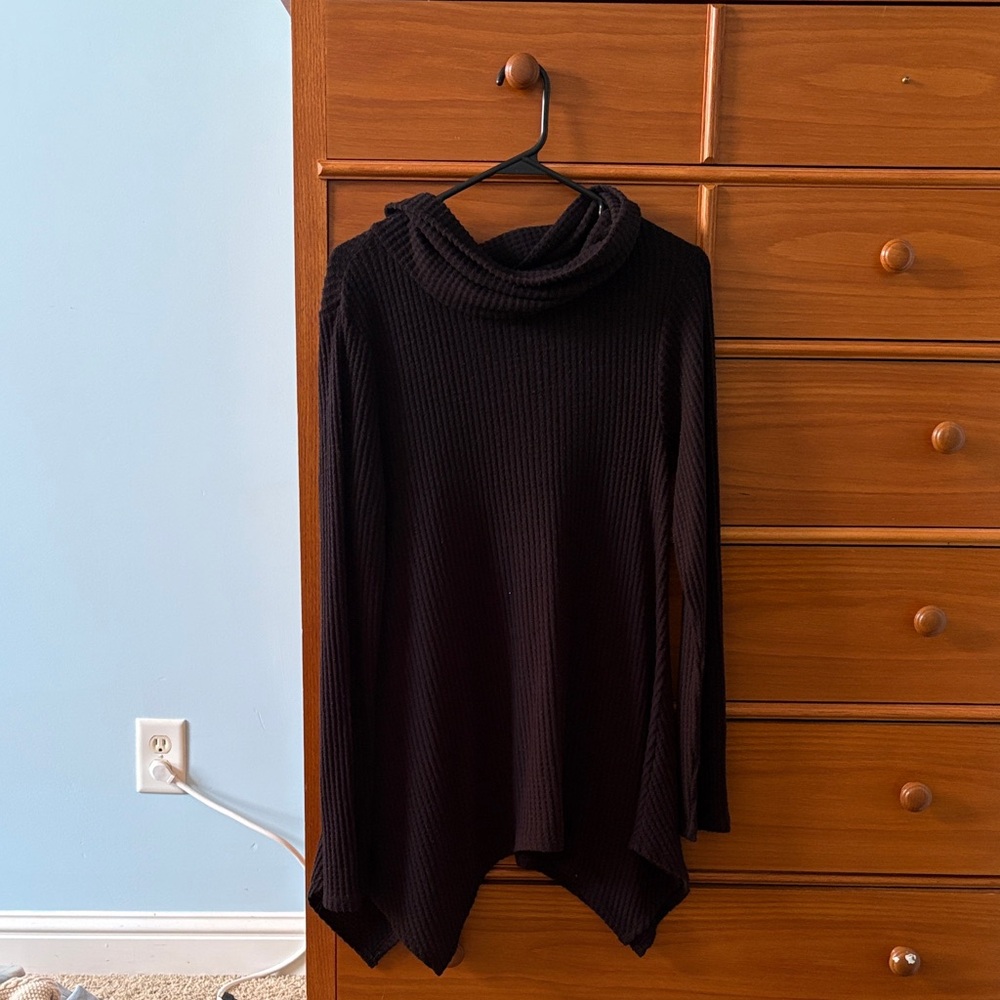 Sonoma Women's Dark Sweater with Cowl Neck